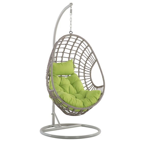Hængestol med stativ ARPINO PE-rattan Beige
