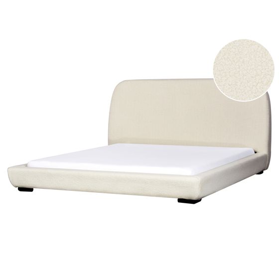 Vandseng Boucle ROISEL 180 x 200 cm Lys Beige