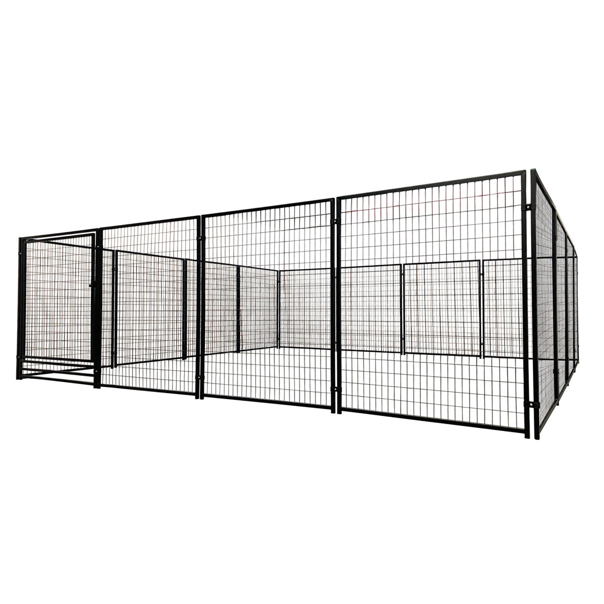 Trekker Hundegård 6x6x1.83m, Svart