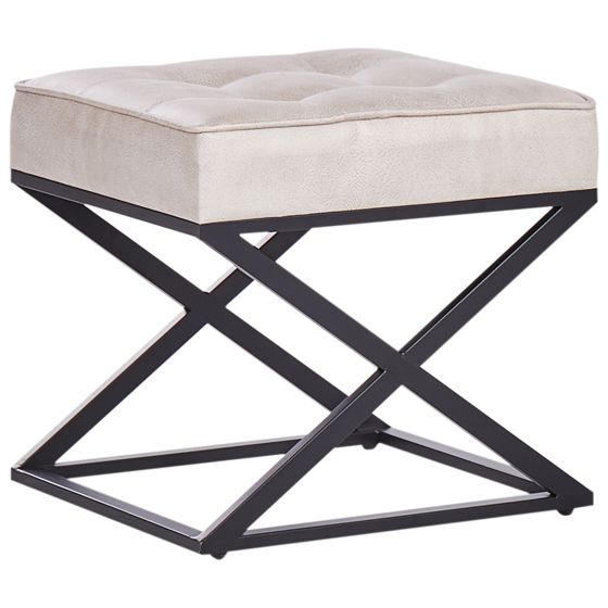 Taburet MURDO Kunstlæder Beige
