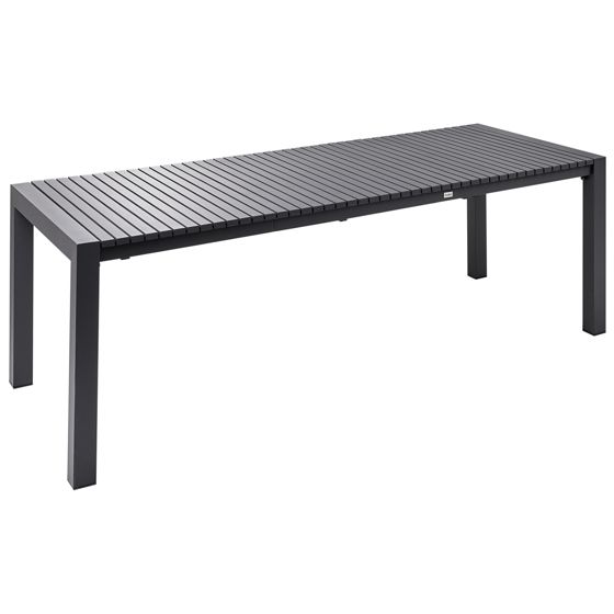Havebord med udtræk ARDESIO 160/220 cm 90 cm Metal Mørkegrå