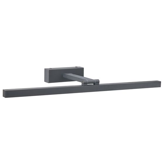 Billede og spejl LED-lys ARROS Metal Sort