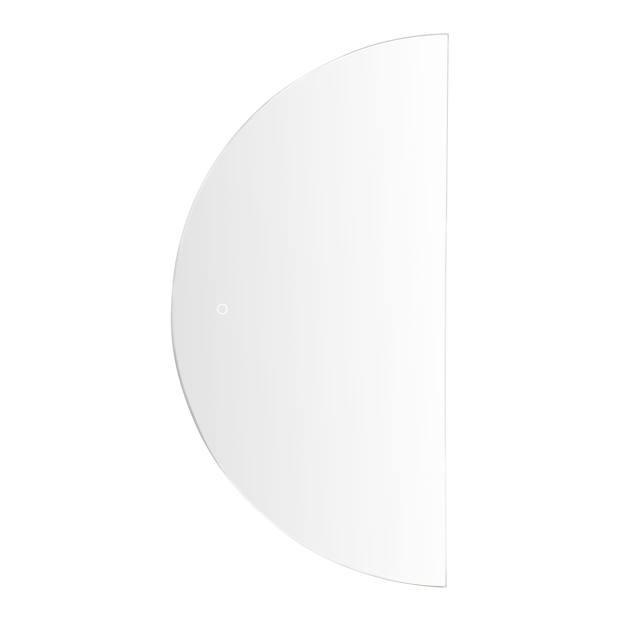 LED-badeværelsesspejl LOUE 50 cm 100 cm Sølv