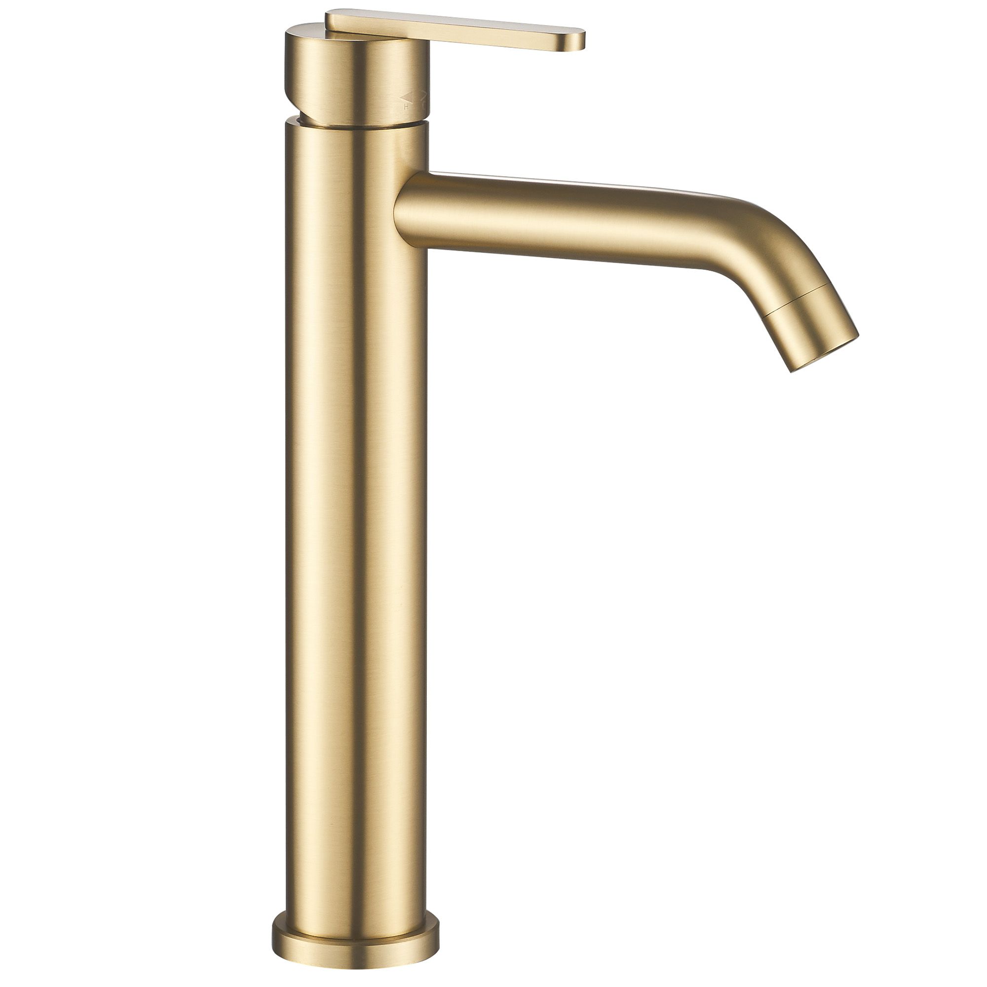 REA håndvaskarmatur ONTARIO JS-11801-1BG Høj Børstet guld, 14,5x4,5x30cm