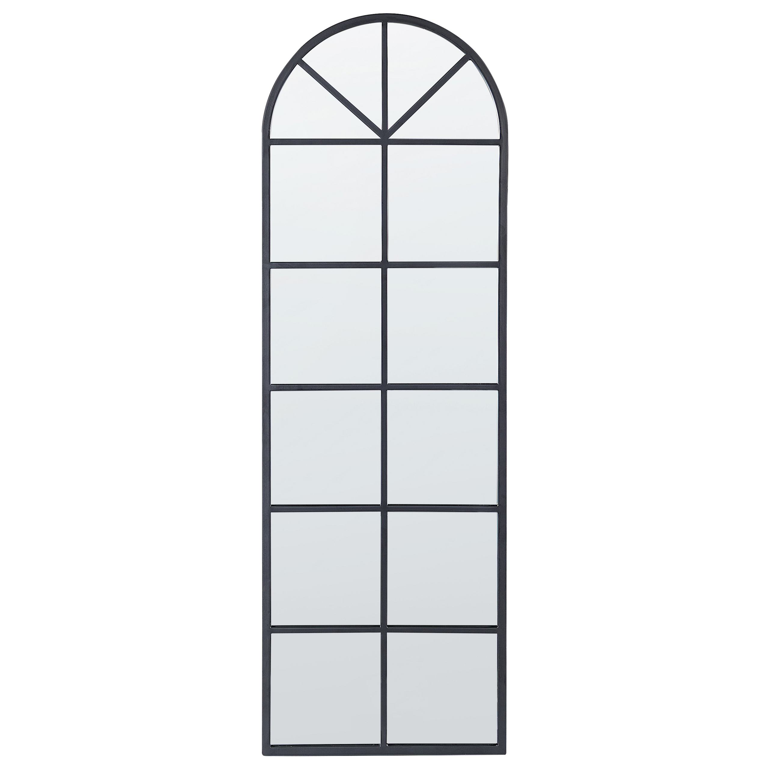 Vægspejl BROUAGE 40 cm 120 cm Metal Sort