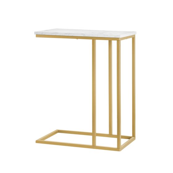 SoBuy Sofabord, bord dappoint, bord med hjul FBT87-G