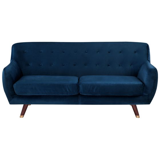 Sofa 3 personers BODO Velour Navy Blå