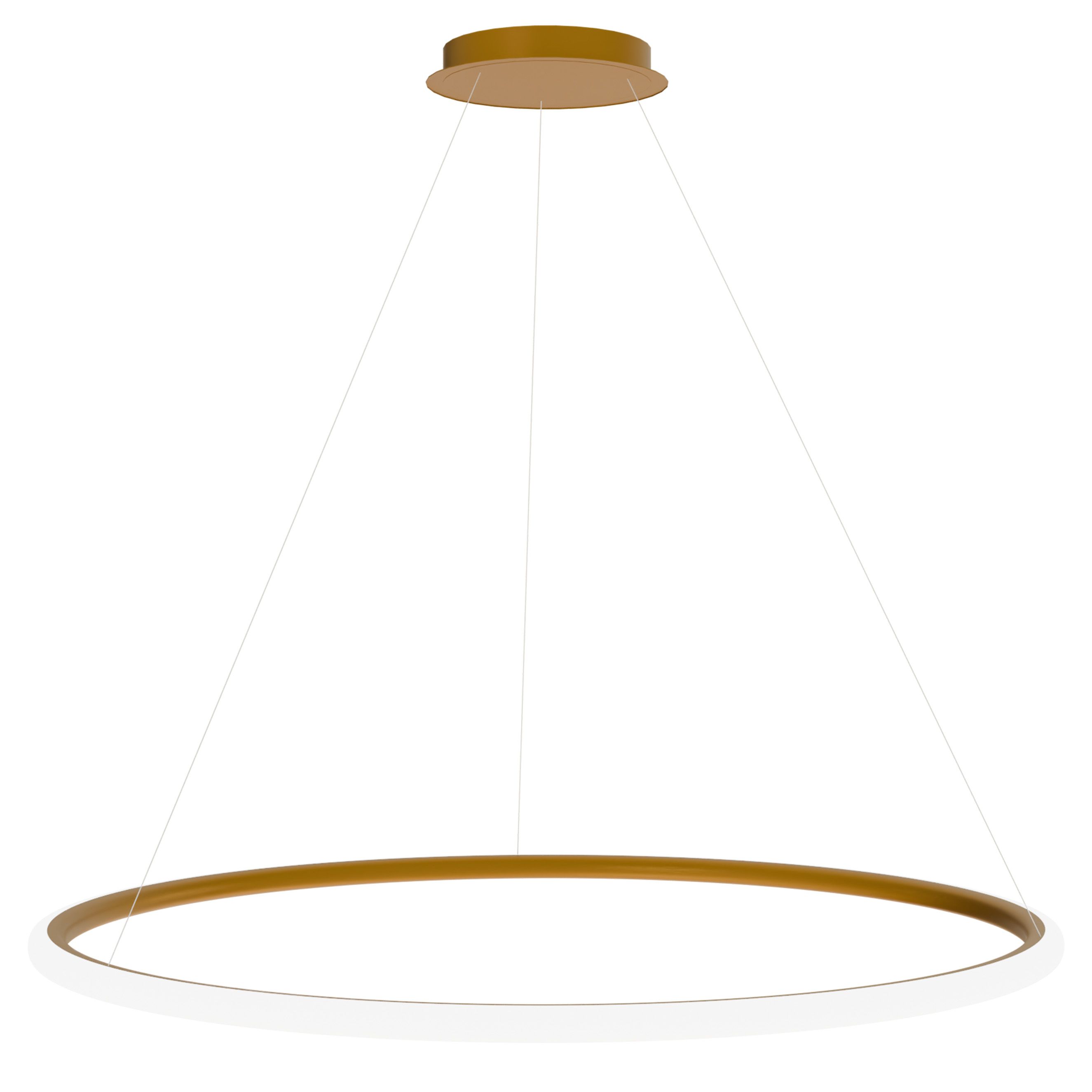 TOOLIGHT hængende loftlampe LHJ005-CP 60cm LED Guld/Børstet guld 60x60x6,5cm
