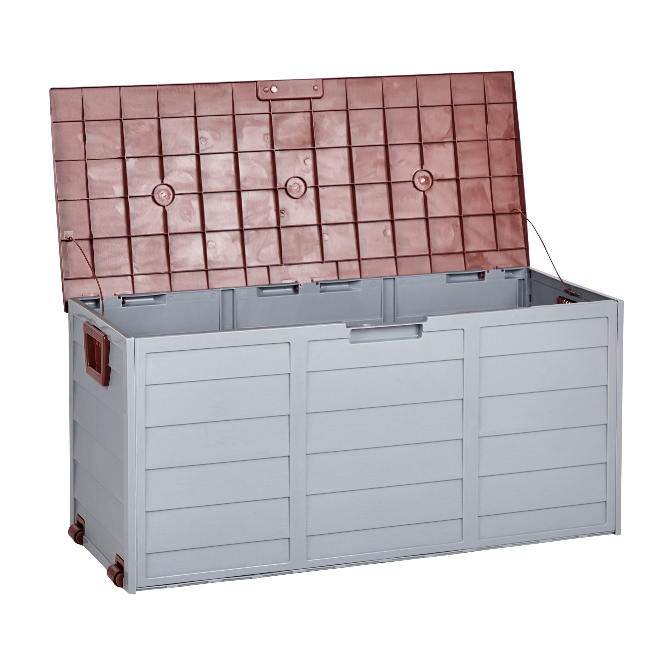 Opbevaringsboks LOCARNO 112 cm 50 cm Brun