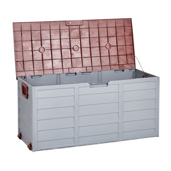 Opbevaringsboks LOCARNO 112 cm 50 cm Brun