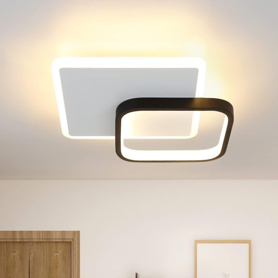 NETTLIFE LED - loftslampe, 3000K, 245 cm, 22 W, entré, lampe, moderne, design køkken, lampe, sort, til soveværelse, stue