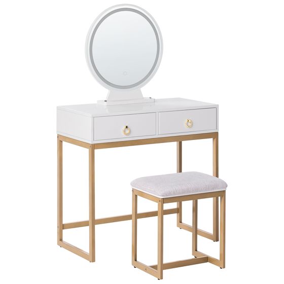 Makeup Bord AUXON LED Hvid