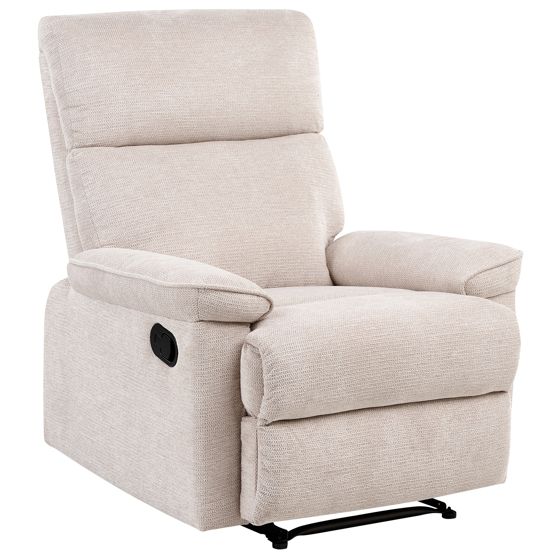 Recliner stol EVERTON Inkl. fodstøtte Lys Beige