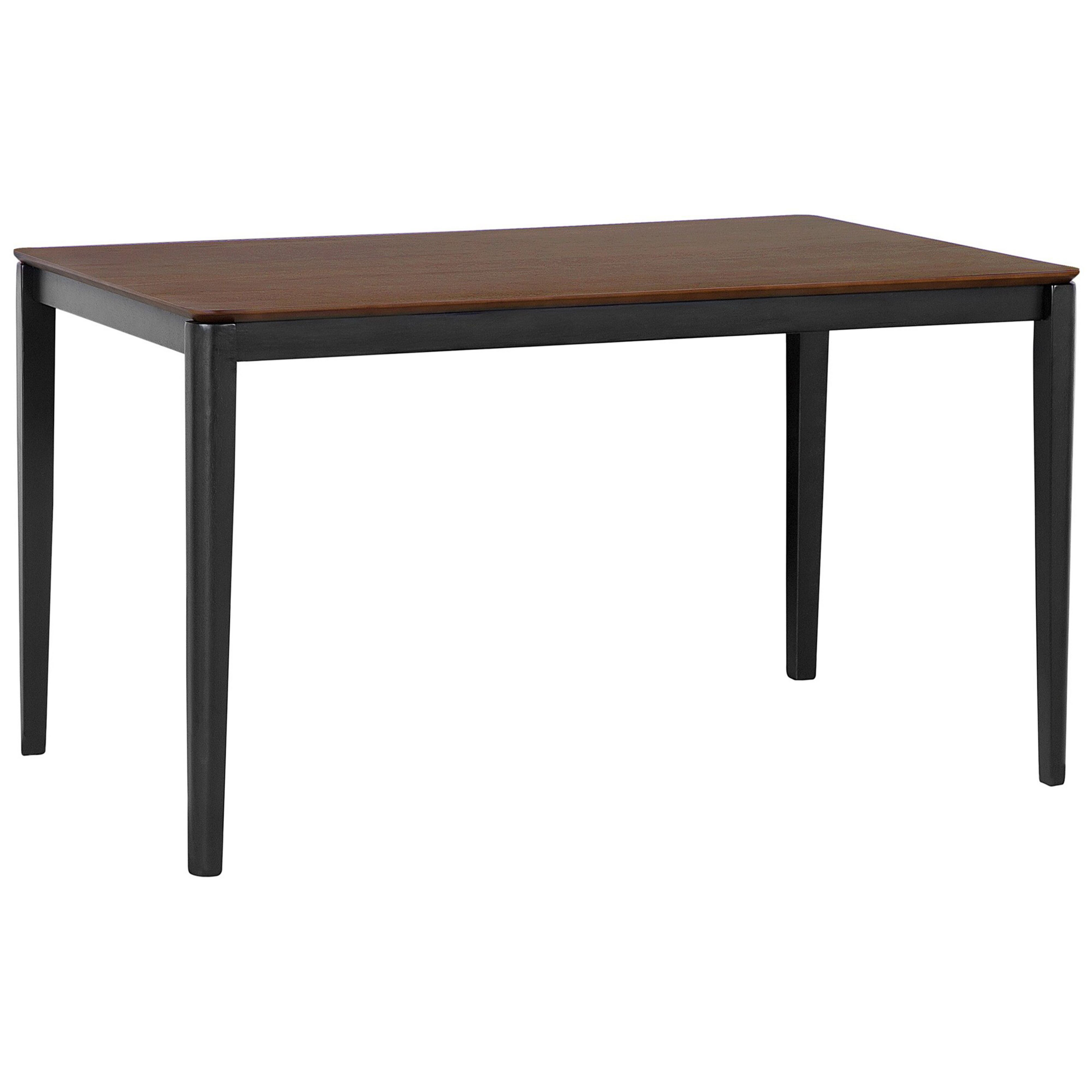 Spisebord CEDAR Mørk valnød 135 cm 80 cm