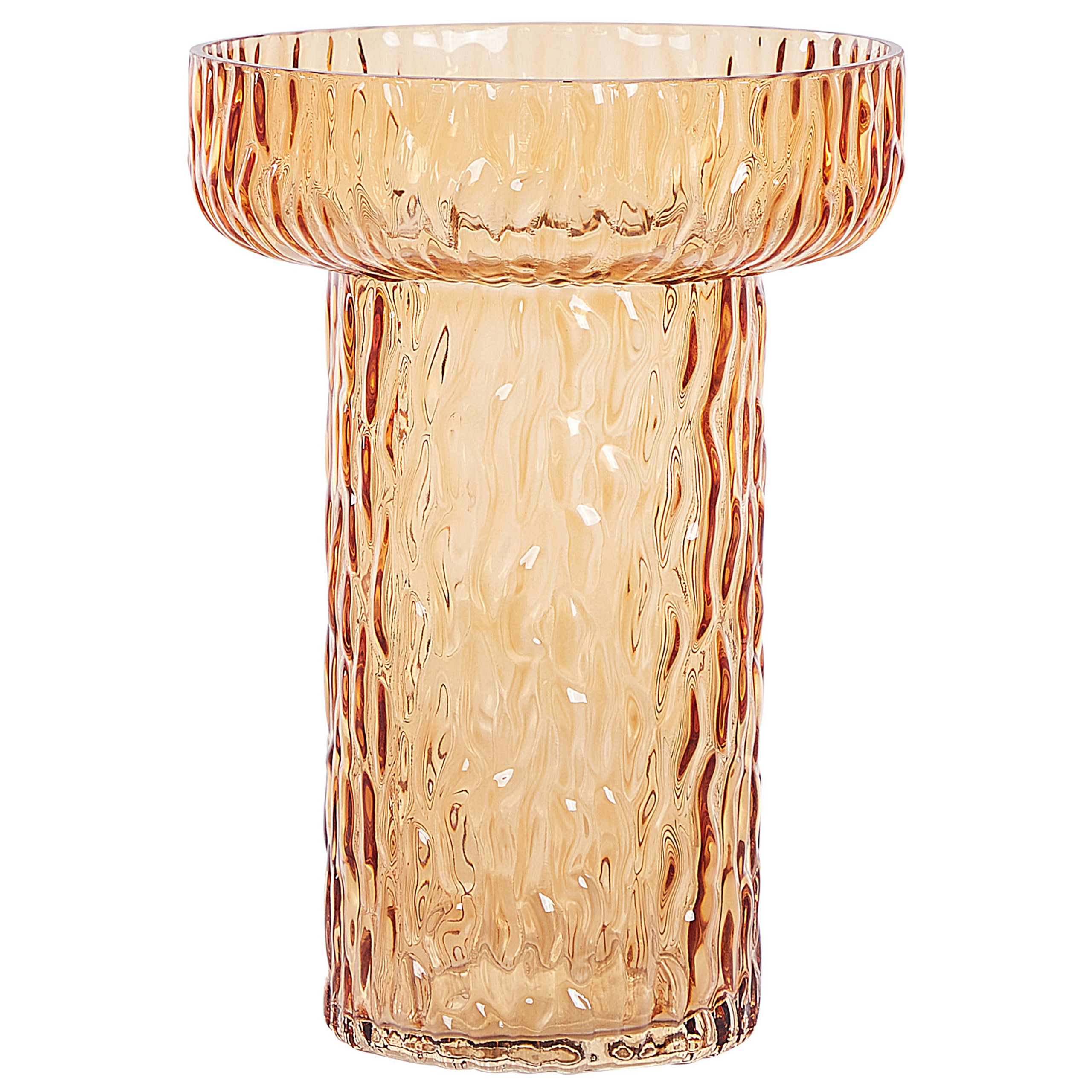 Blomstervase PLATANIA 20 cm Glas Orange