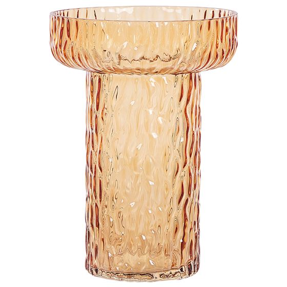 Blomstervase PLATANIA 20 cm Glas Orange