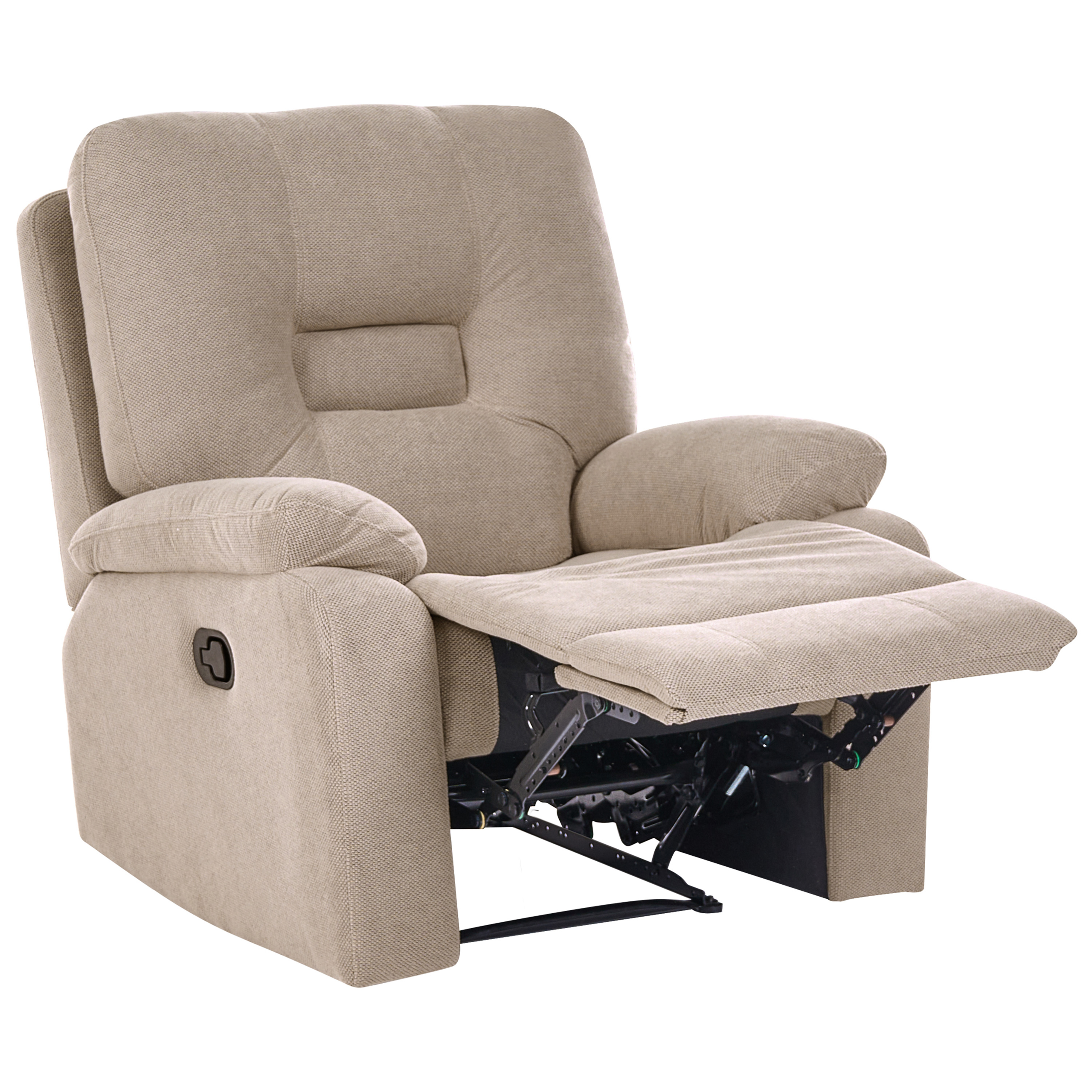 Recliner stol BERGEN Brungrå