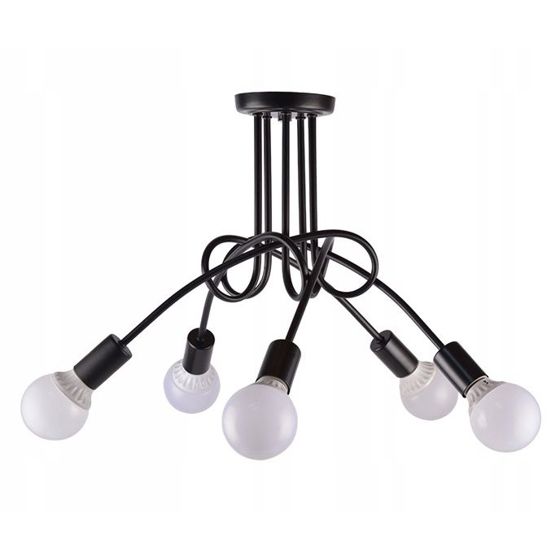TOOLIGHT hængende loftlampe 5392252 5 PARADISE Sort 70x70x40cm