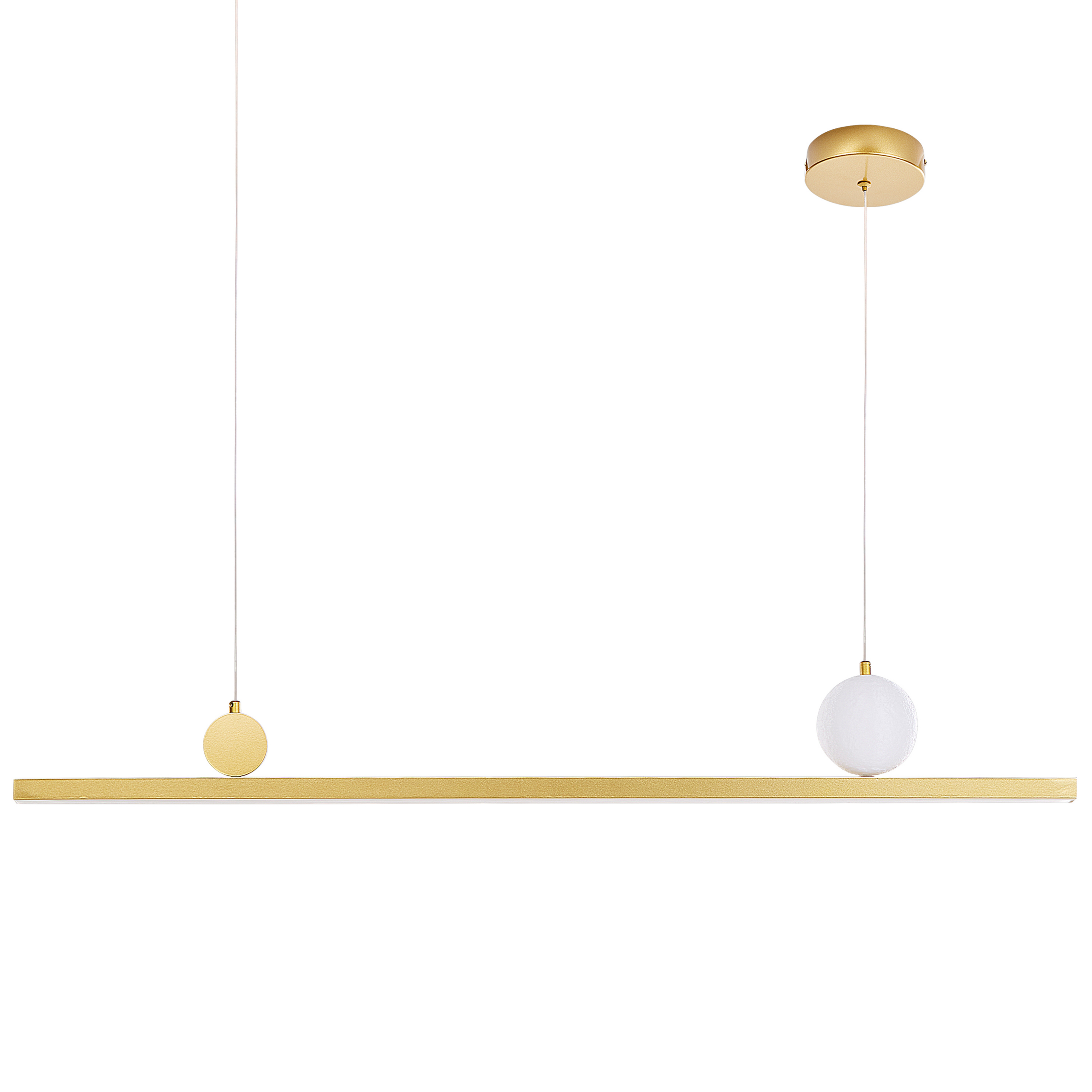 LED-pendel lampe ALWAND Metal Guld