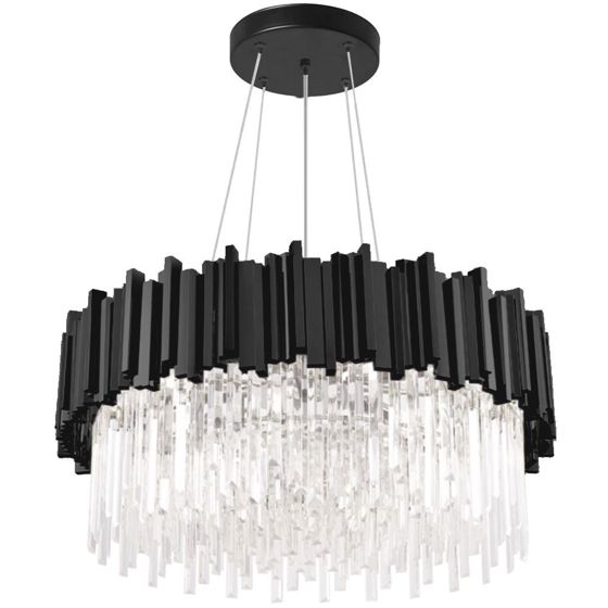 TOOLIGHT hængende loftlampe APP1481-1C Sort 40x40x13,5cm
