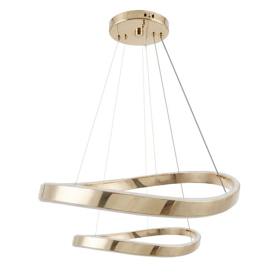 TOOLIGHT hængende loftlampe SWE063-CP Guld 60x60x5cm