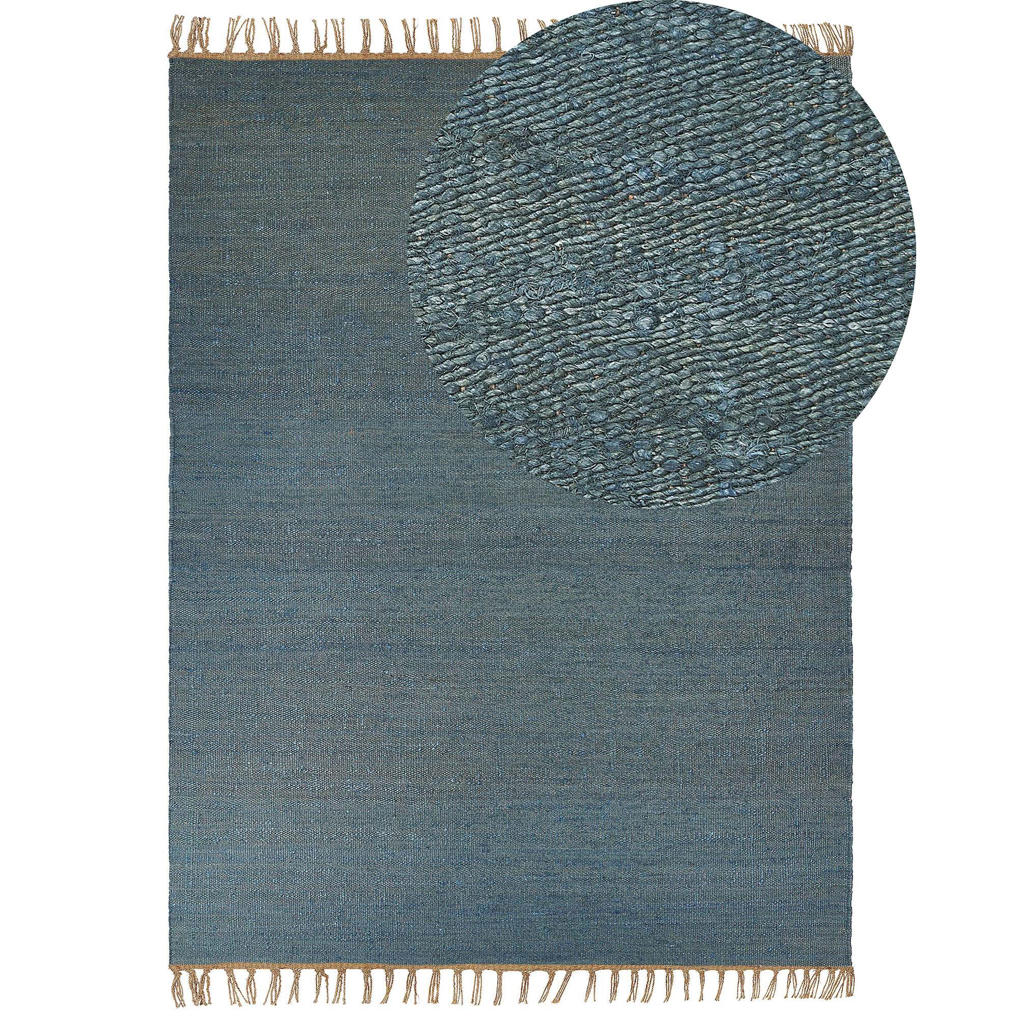 Gulvtæppe LUNIA Turkis 160 x 230 cm Jute