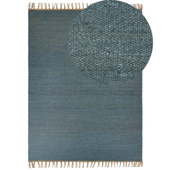 Gulvtæppe LUNIA Turkis 160 x 230 cm Jute