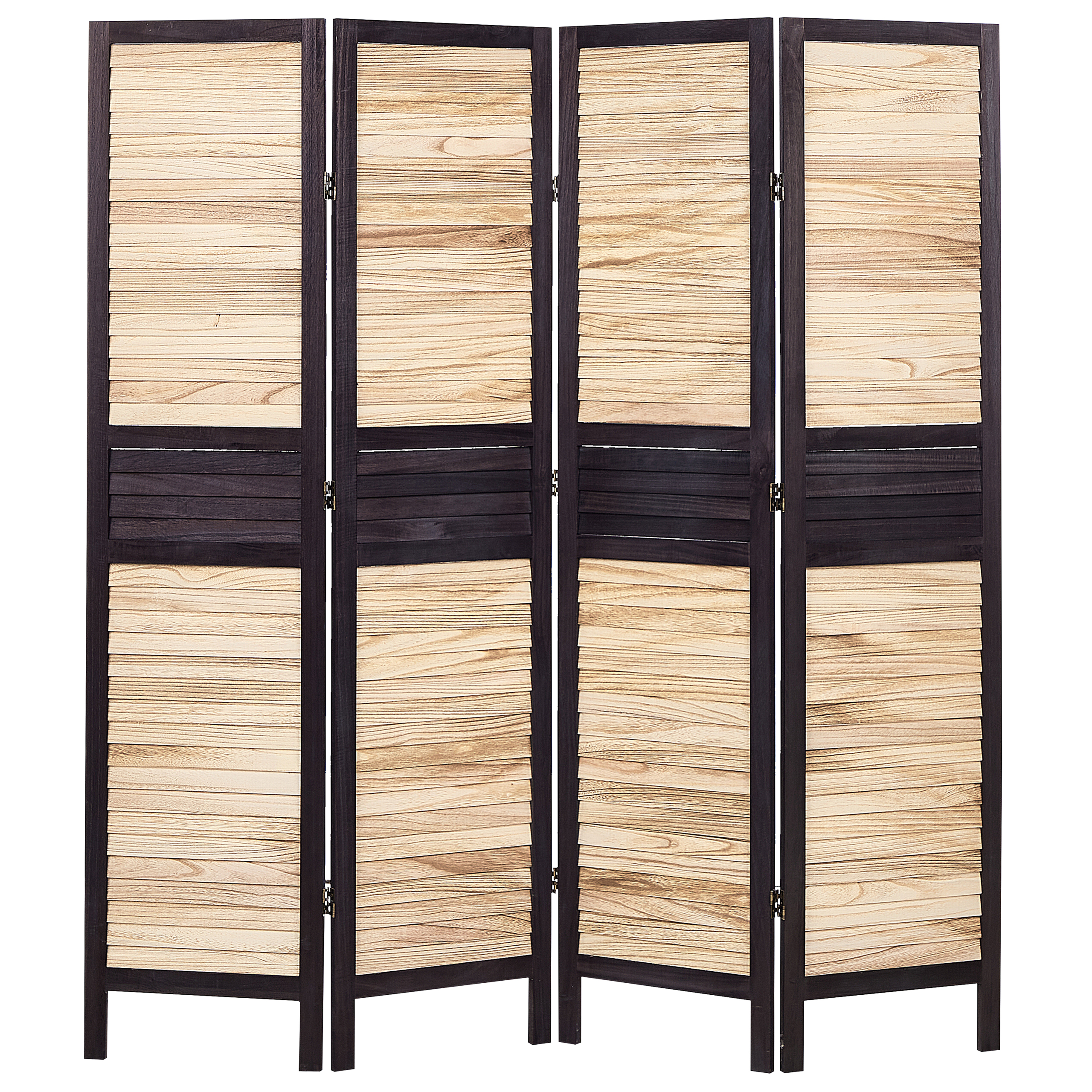 4 panelers rumdeler BRENNERBAD 164 cm 170 cm Brun/sort