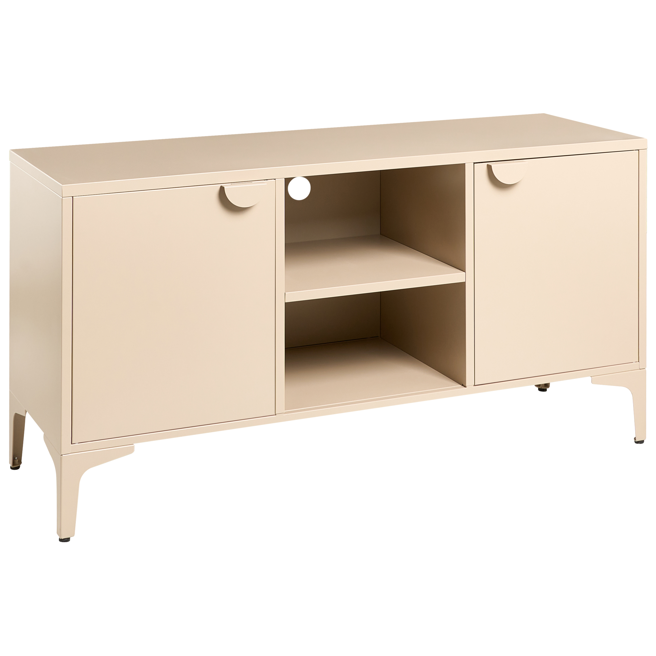 TV-bord ARDURA Metal Beige