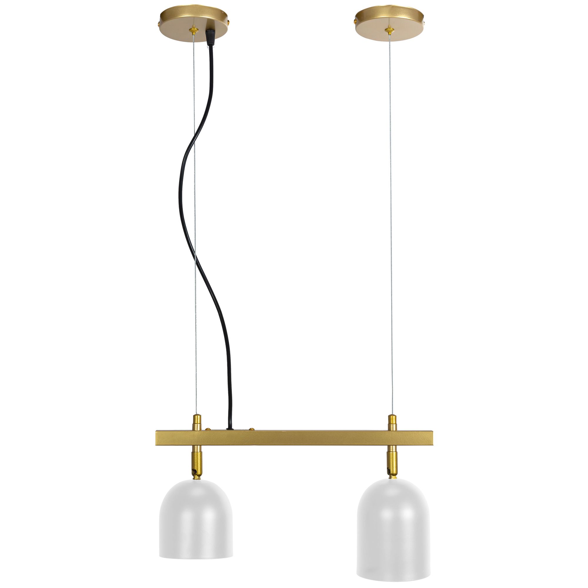 TOOLIGHT hængende loftlampe APP1032-2CP Hvid 38x10x20cm