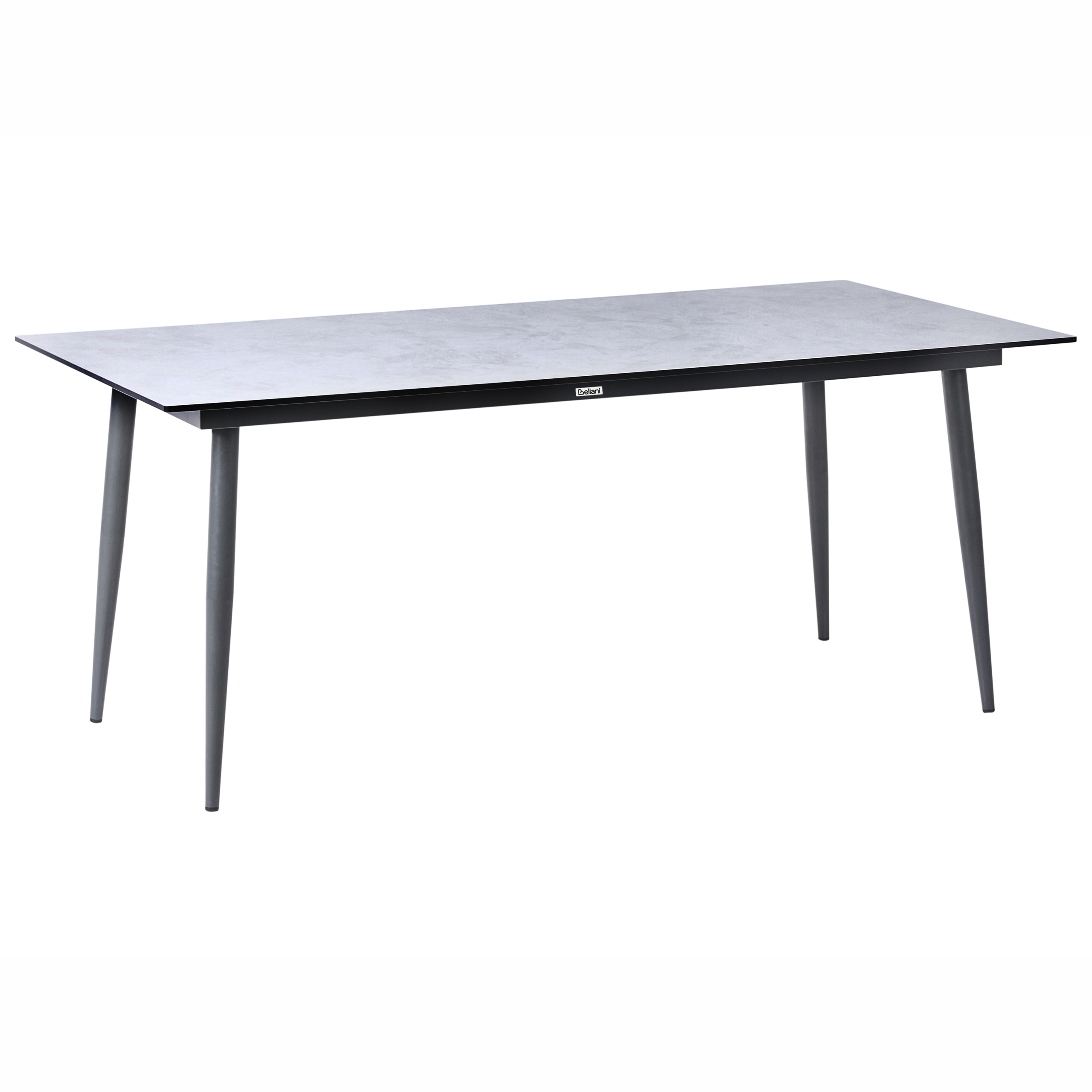 Havebord TOLENTINO 180 cm 90 cm Sten effekt Lysegrå