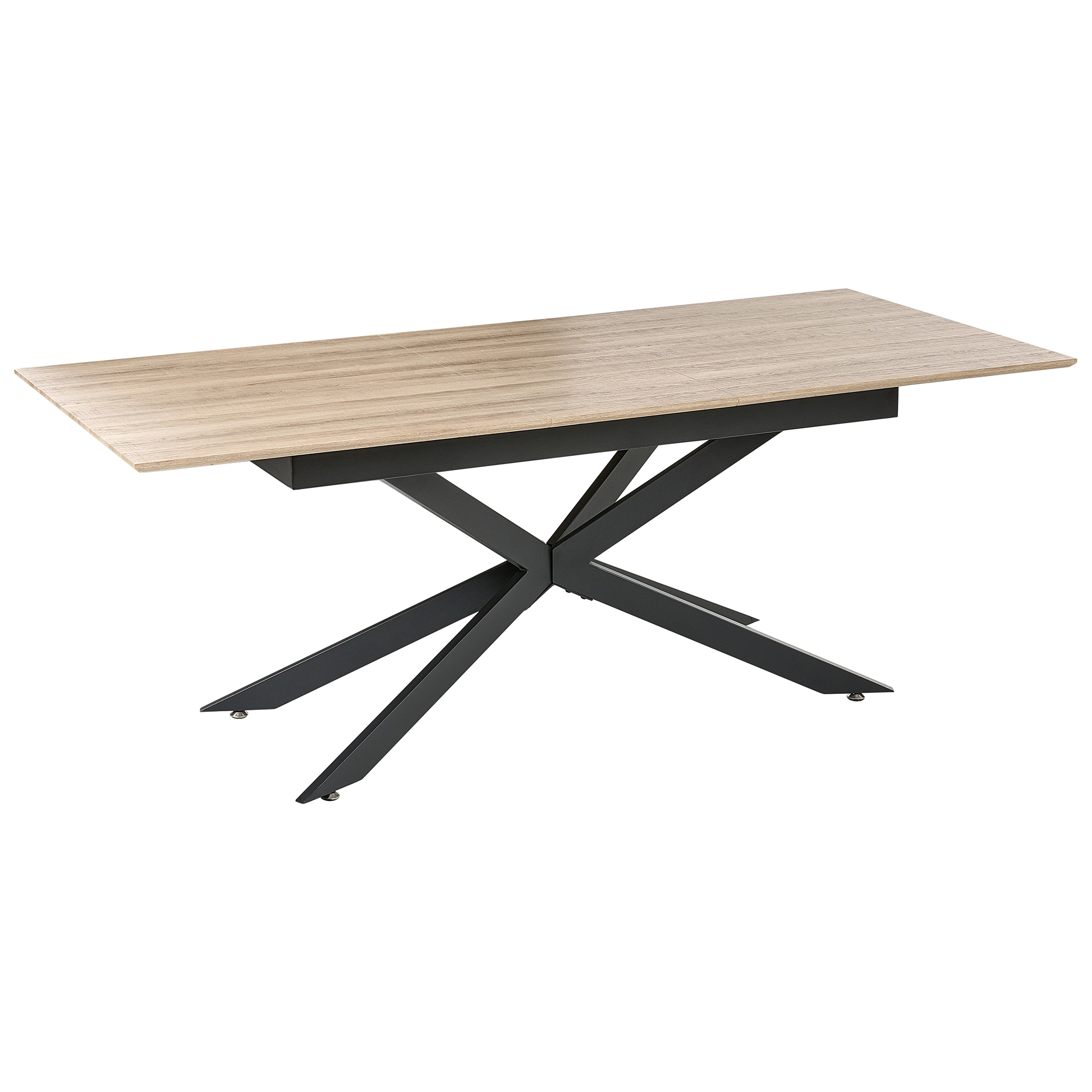 Spisebord FINLEY Lysebrun 160/200 cm 90 cm