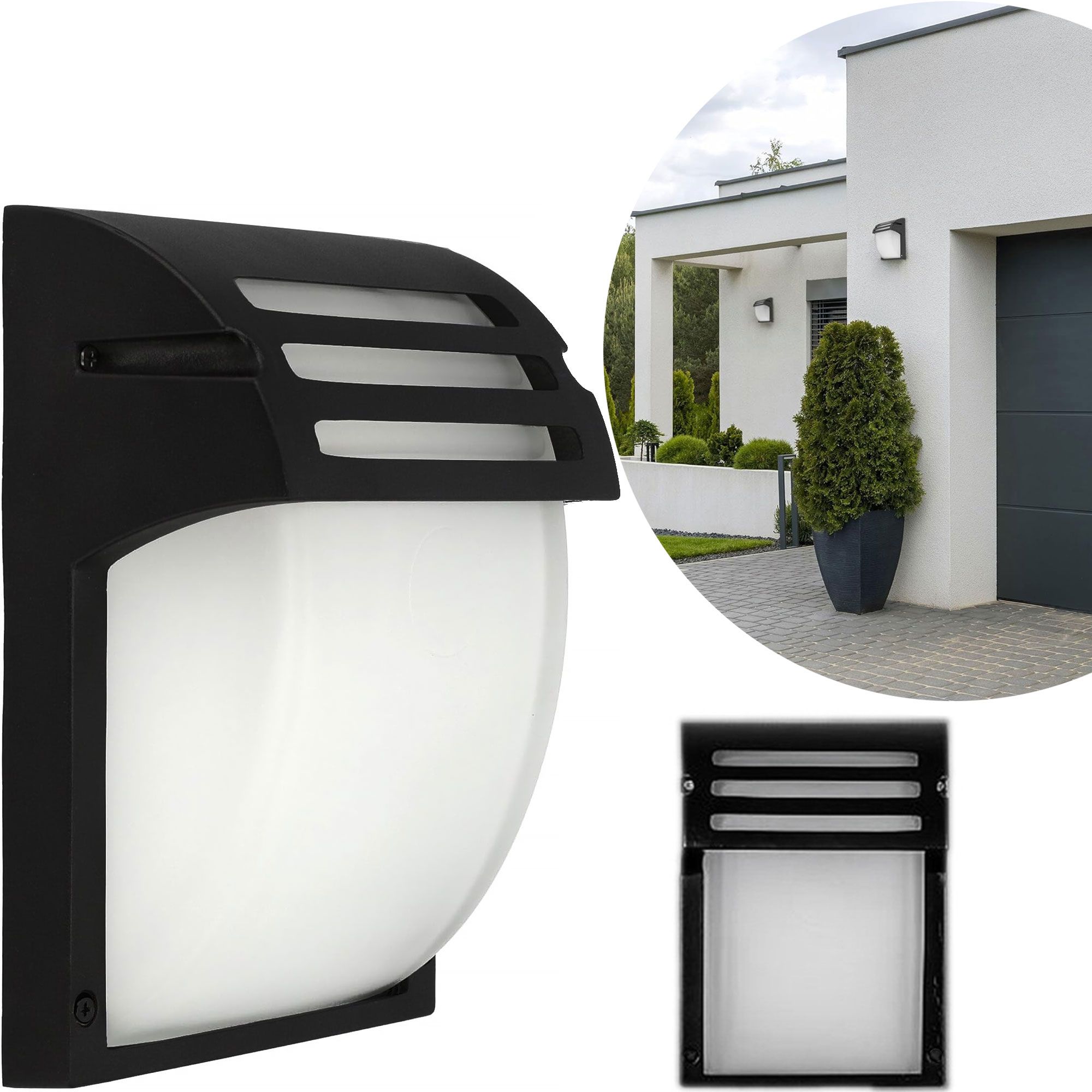 TOOLIGHT væglampe RSL013-1W Sort 9,5x18x24,5cm
