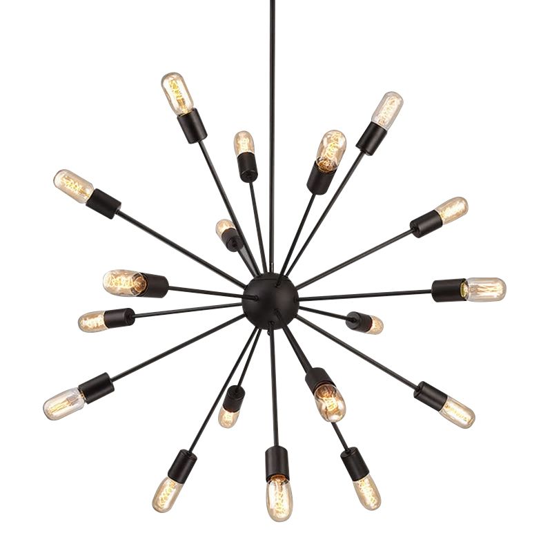 TOOLIGHT hængende loftlampe APP259-18C Sort 77x77x85cm