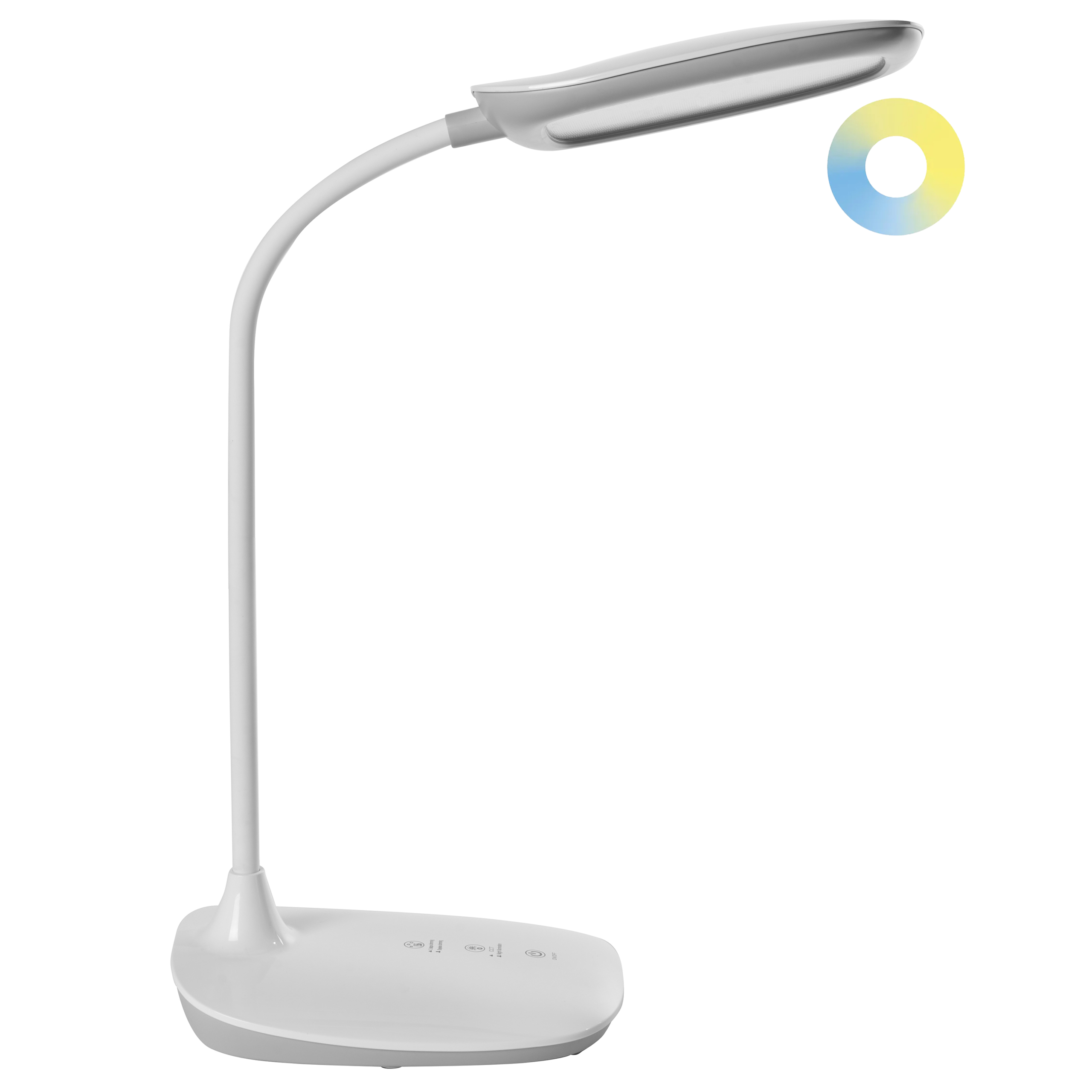 LED skrivebordslampe HYDRA Med dæmpning Hvid