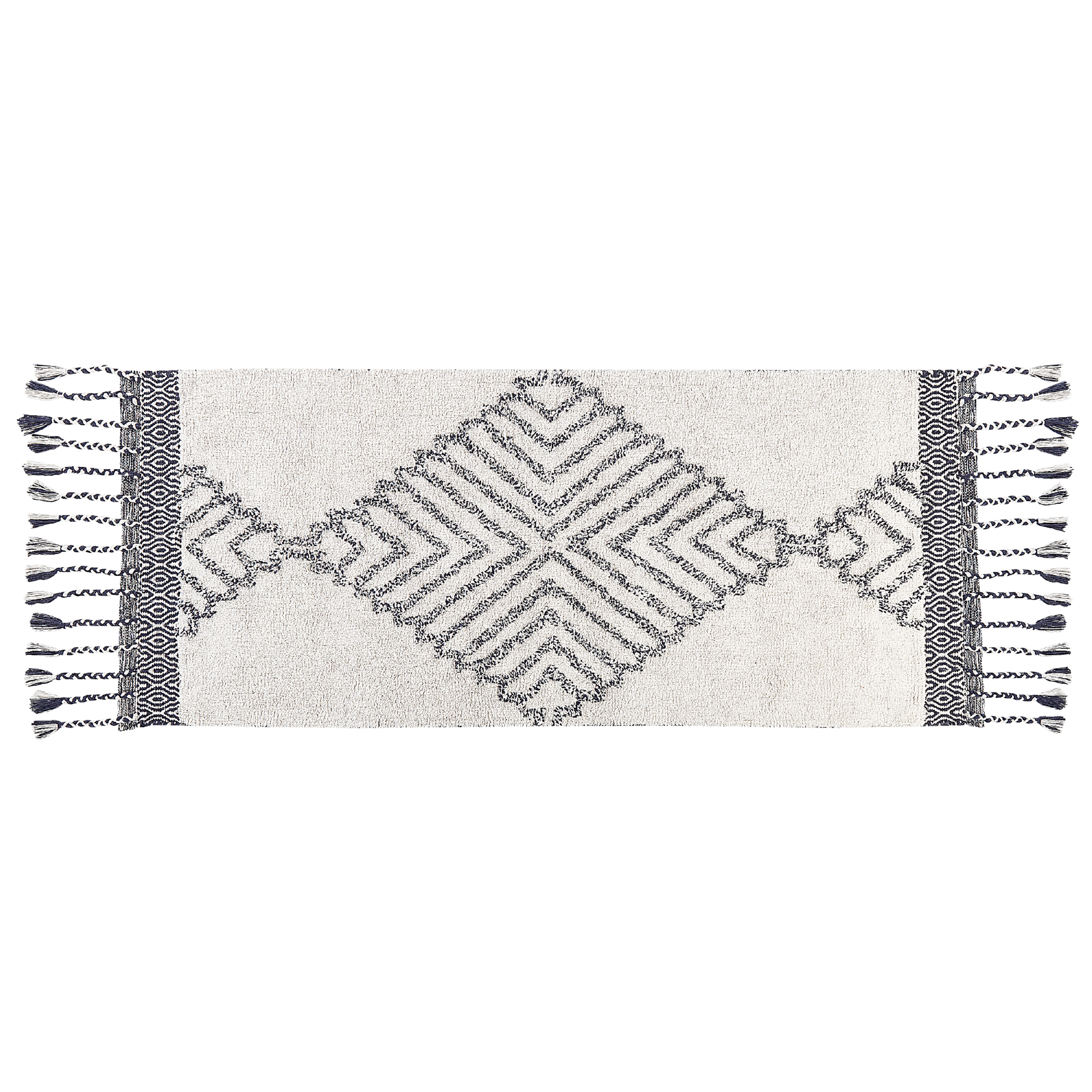 Gulvtæppe ERAY Lys Beige 80 x 150 cm Bomuld
