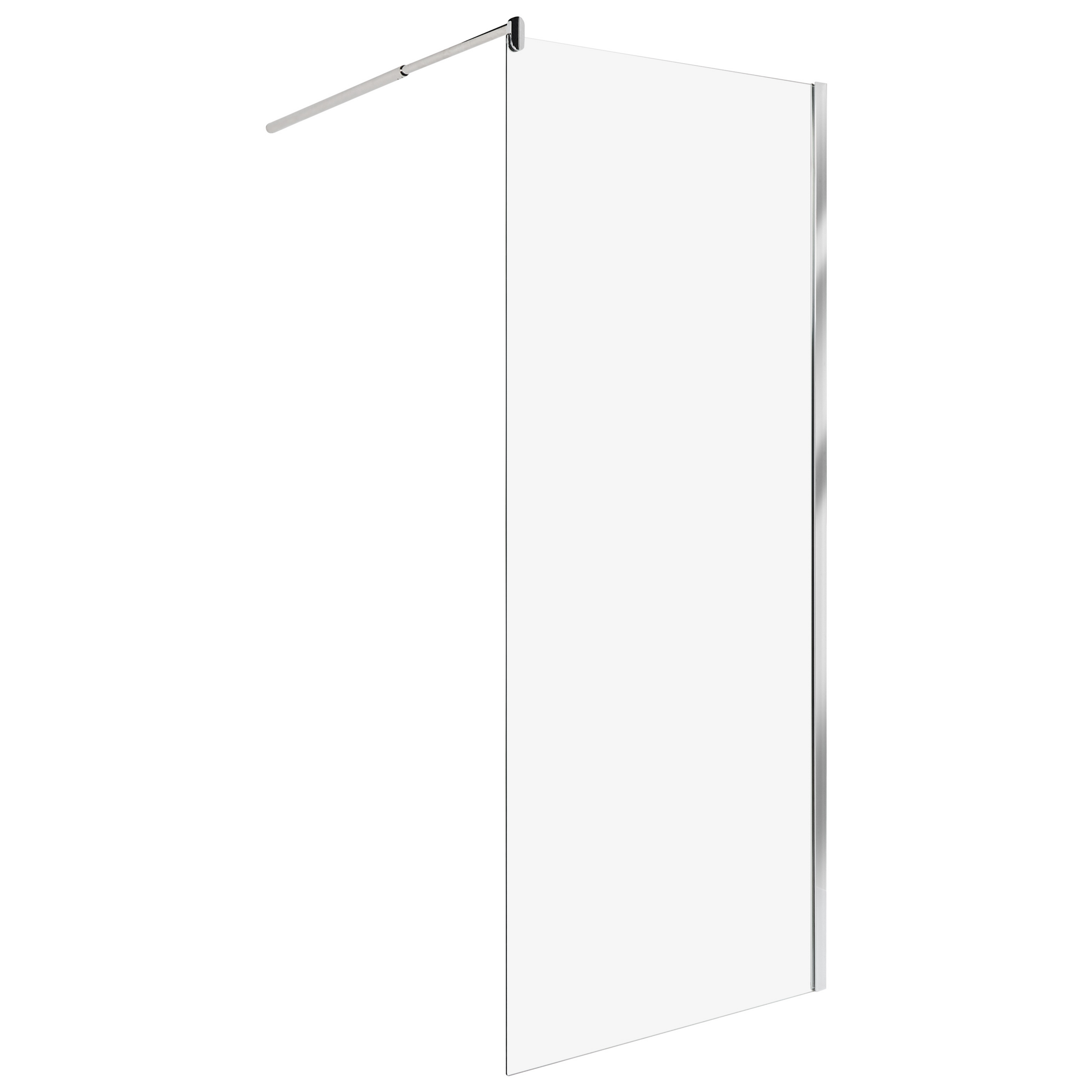 Brusevæg AHAUS 80 x 190 cm Sølv