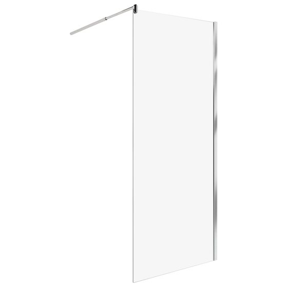 Brusevæg AHAUS 80 x 190 cm Sølv