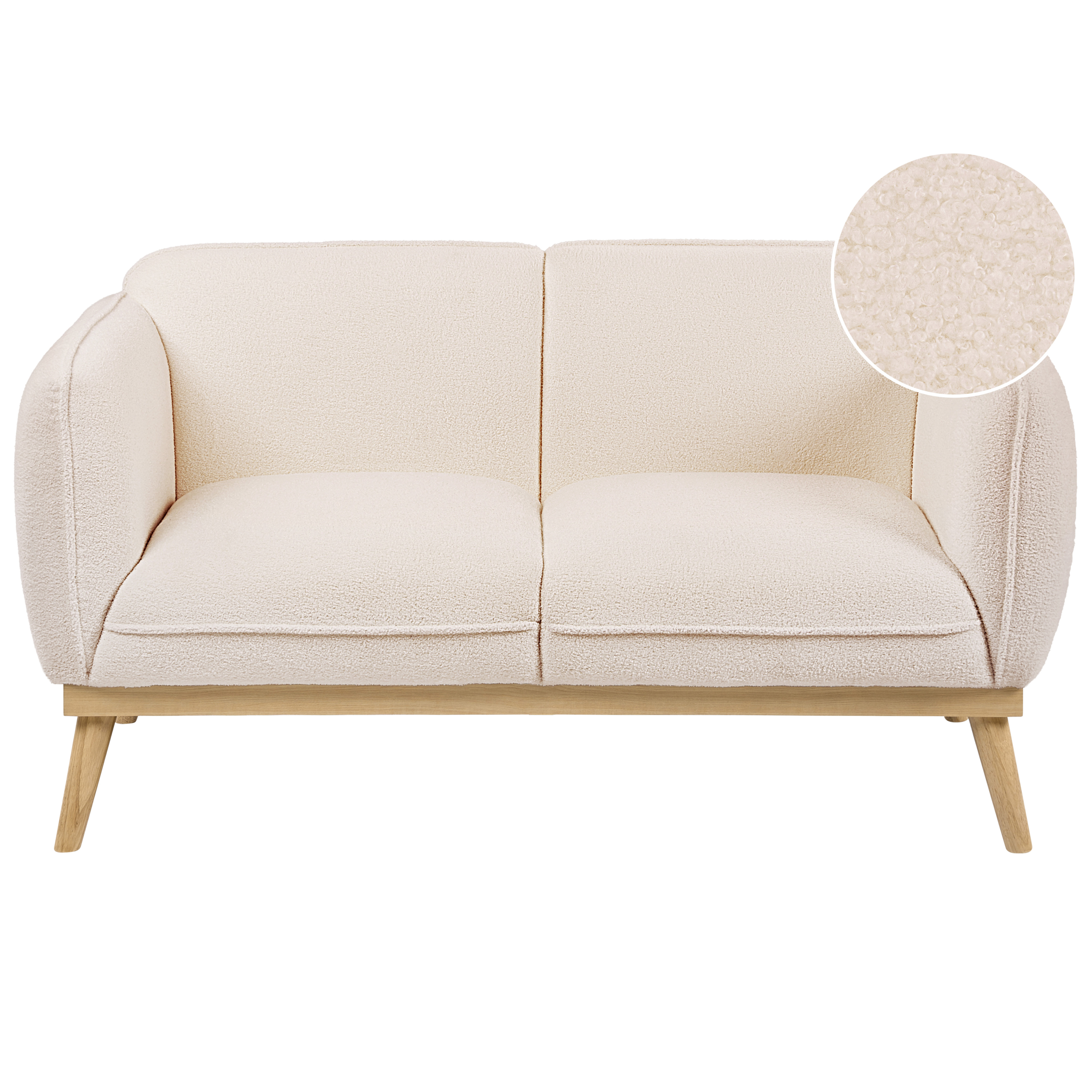 Sofa 2 personers LJUNG Boucle Lys Beige