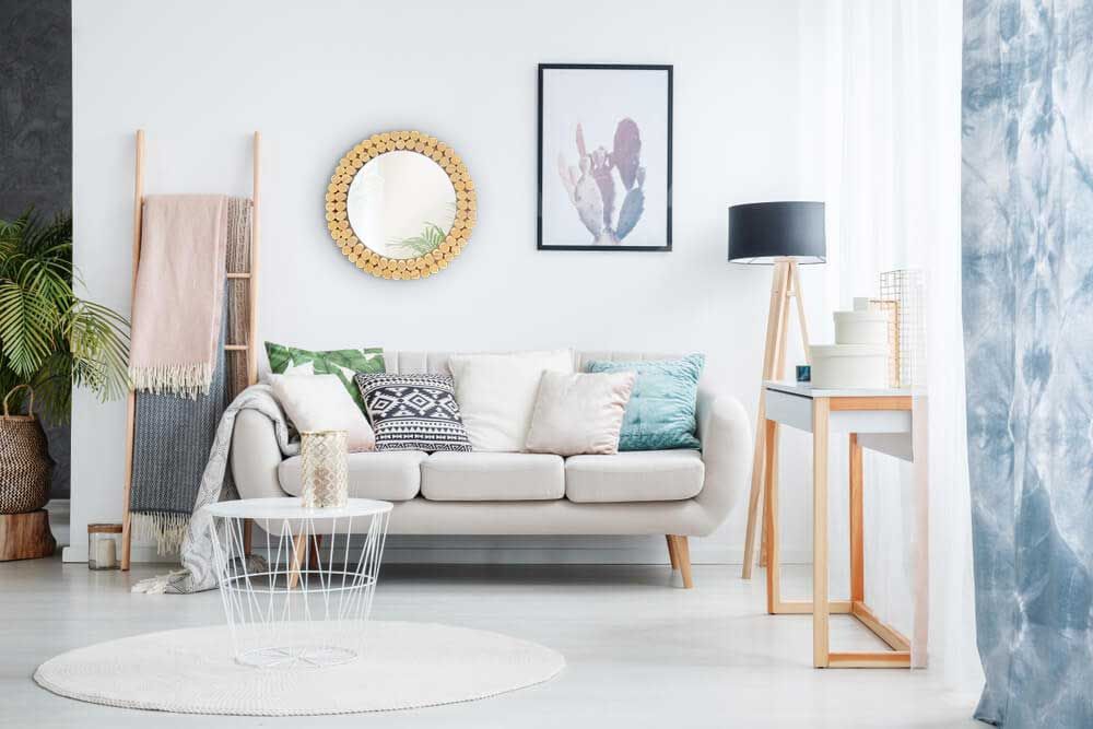 REA spejl KLNA-MR01 35cm Beige 3x36x36cm