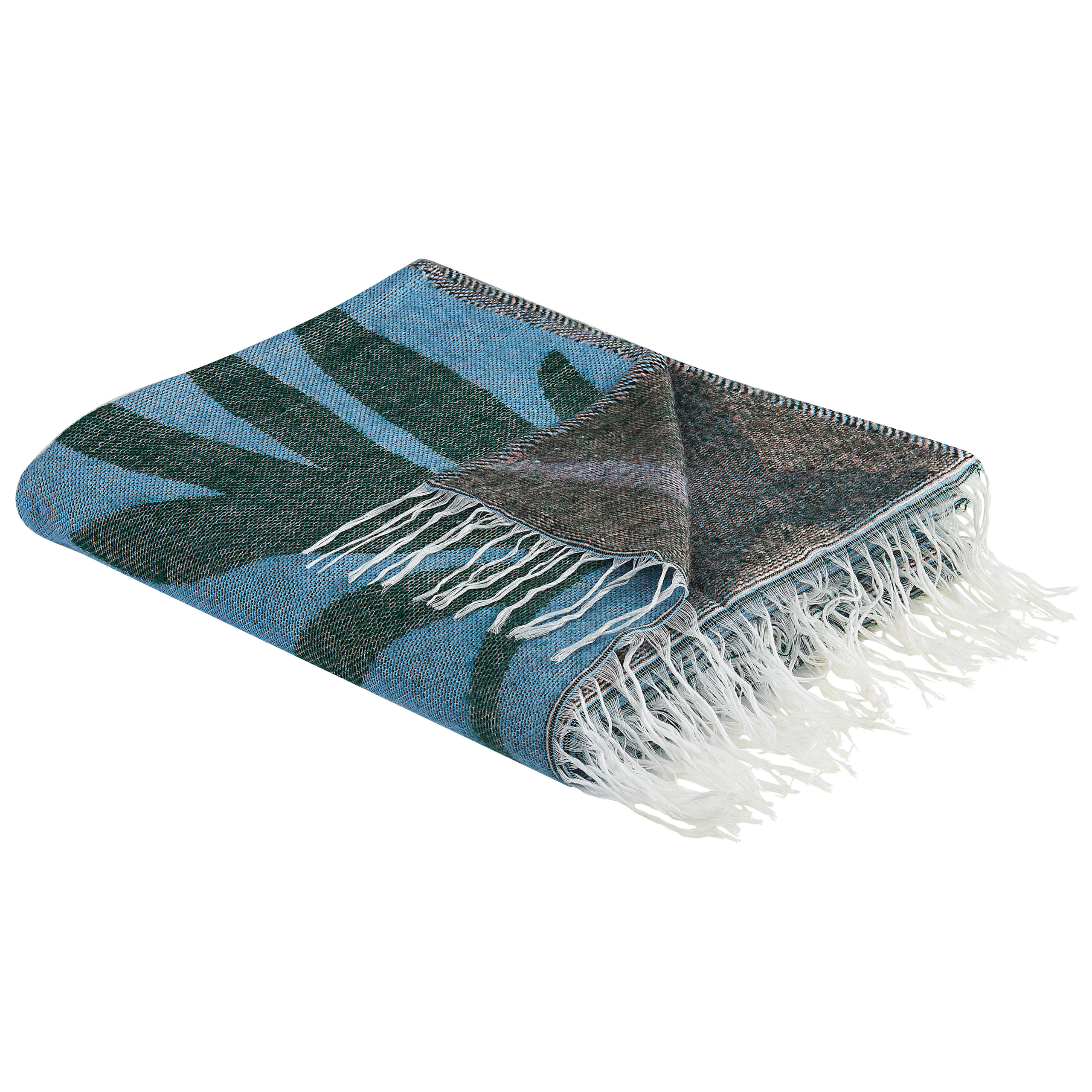 Plaid LIMGHA 130 x 170 cm Blå