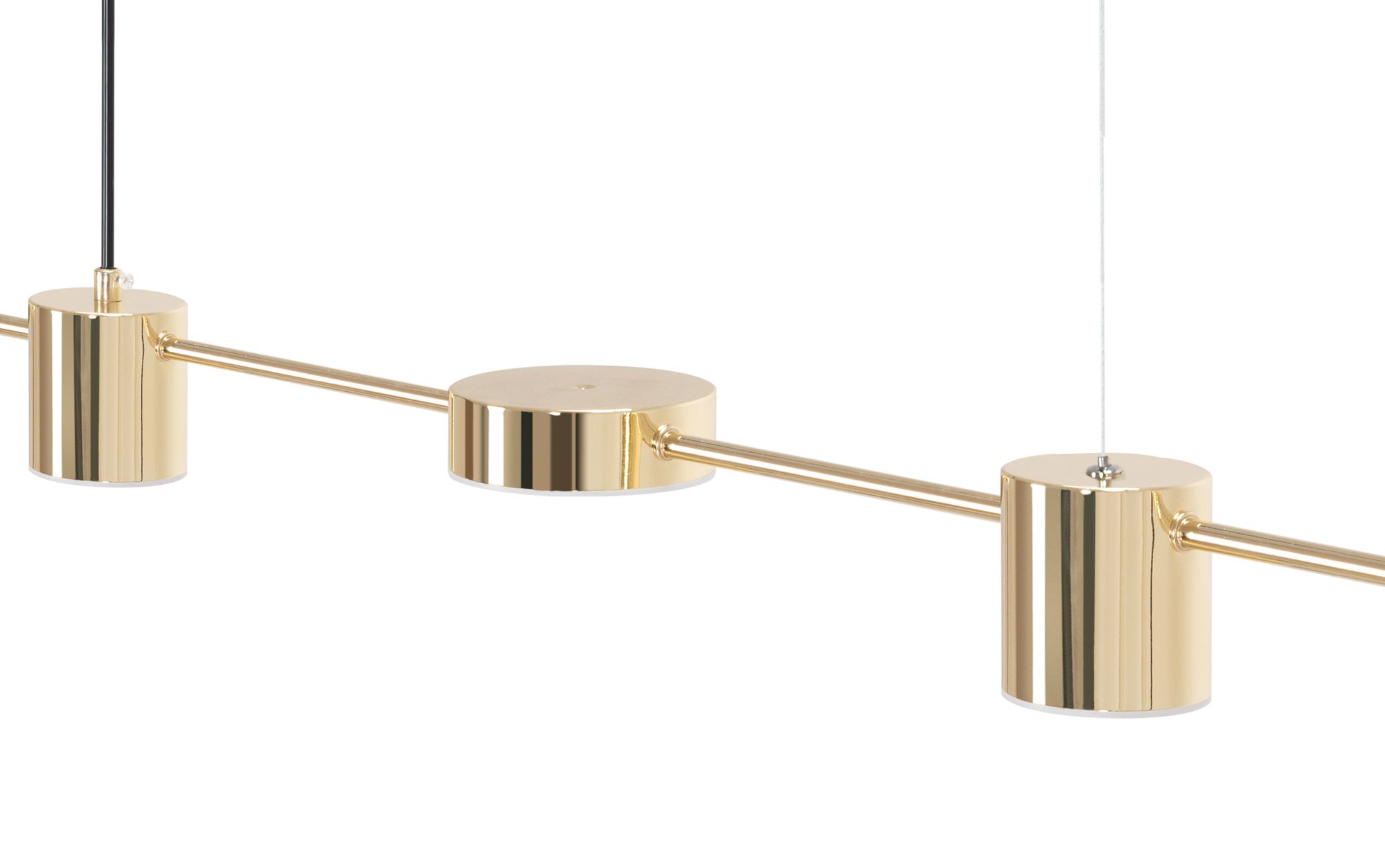 TOOLIGHT hængende loftlampe LED APP929-5CP Guld 115x10x7,5cm