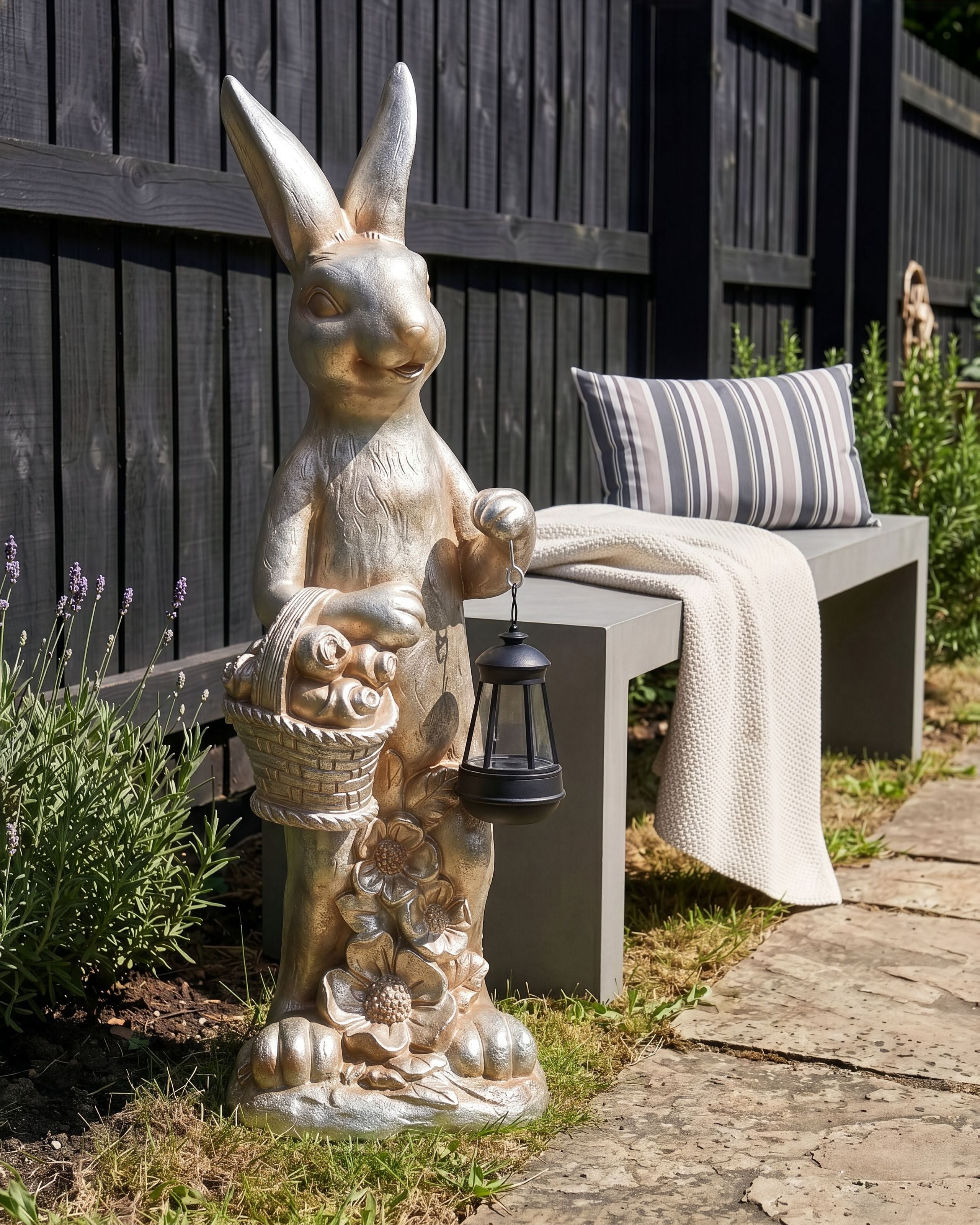 Havestatue OTTERUP Kanin Guld