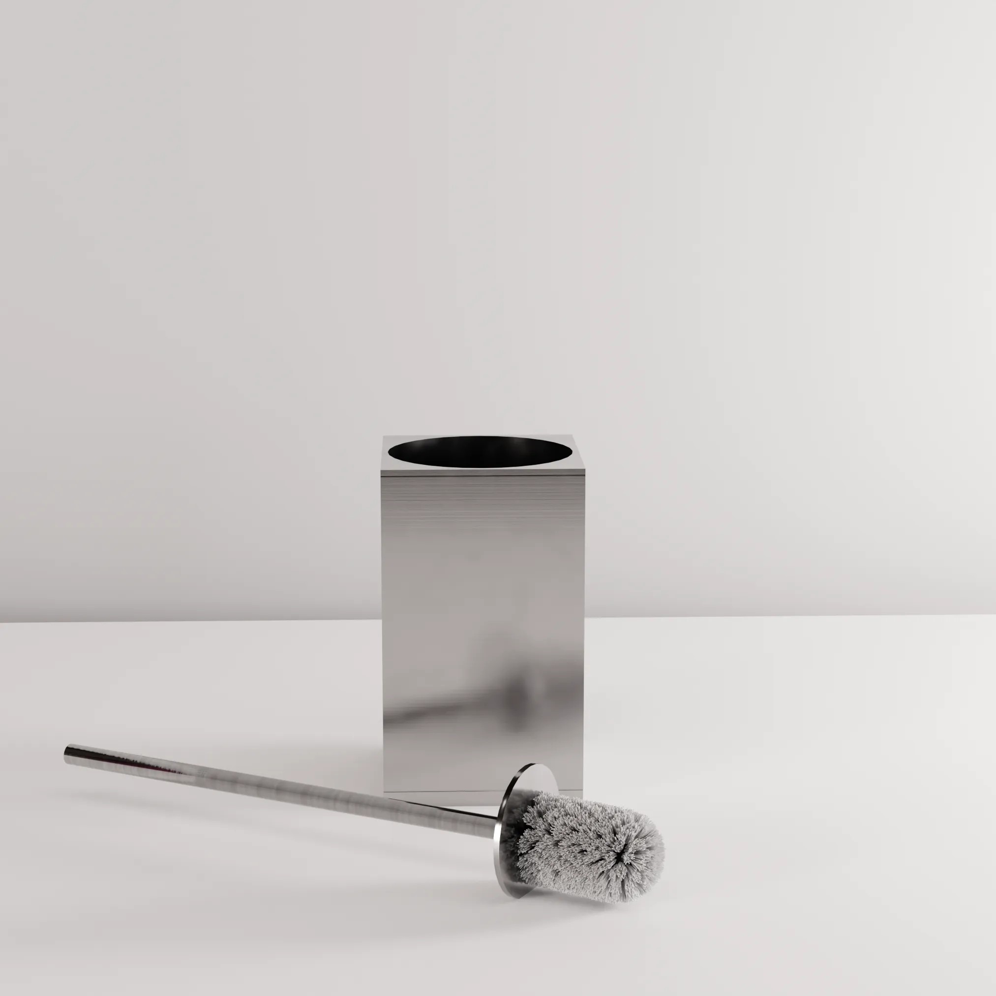 REA toiletbørste B110 Børstet stål, 8x8x39cm