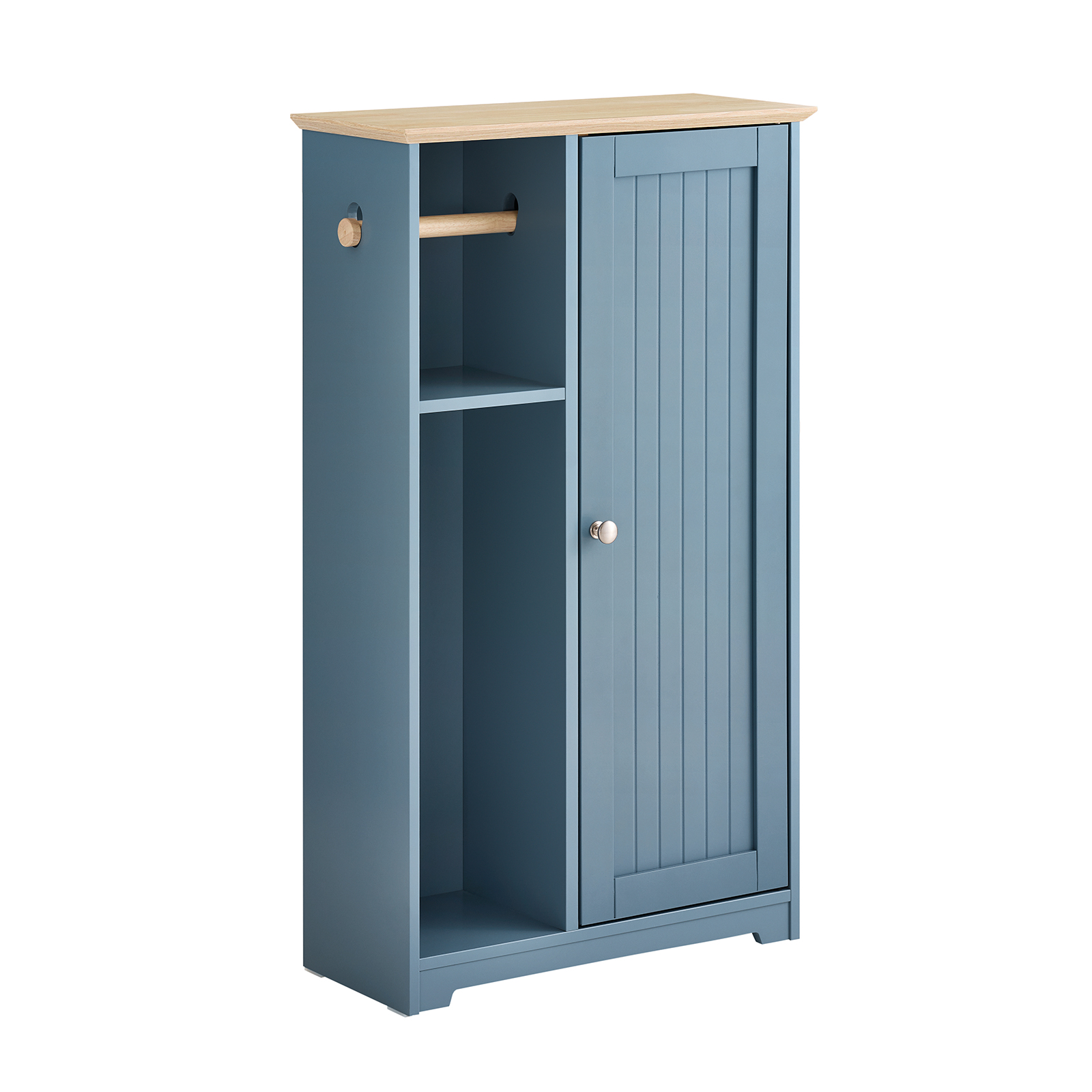SoBuy, Vaskeskab, Toiletrulle-skab, smalt badeværelsesskab, BZR189-HG