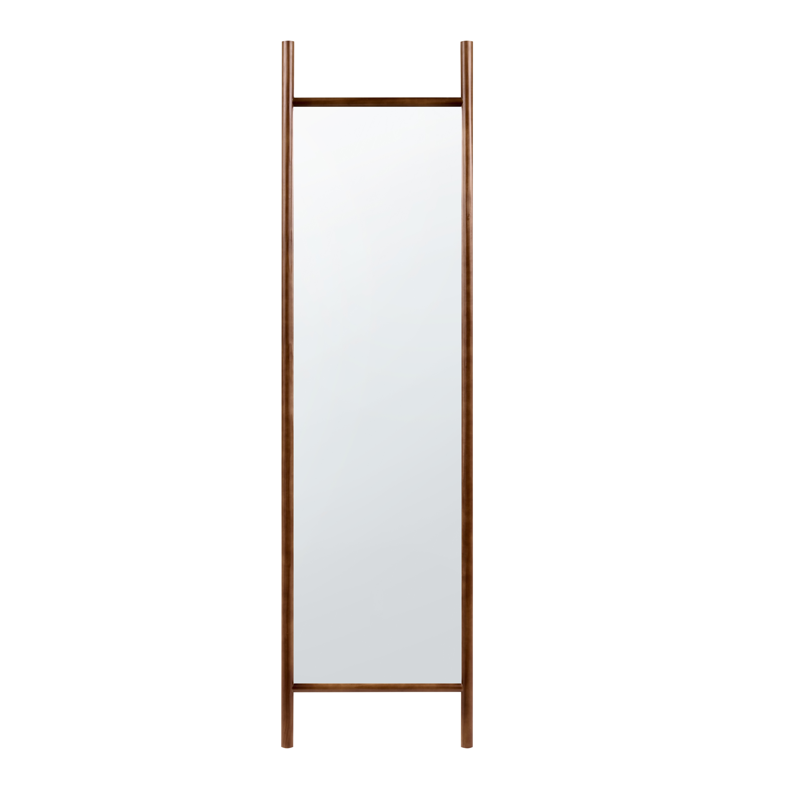 Vægspejl BELLEAU 52 cm 190 cm Mørkebrun