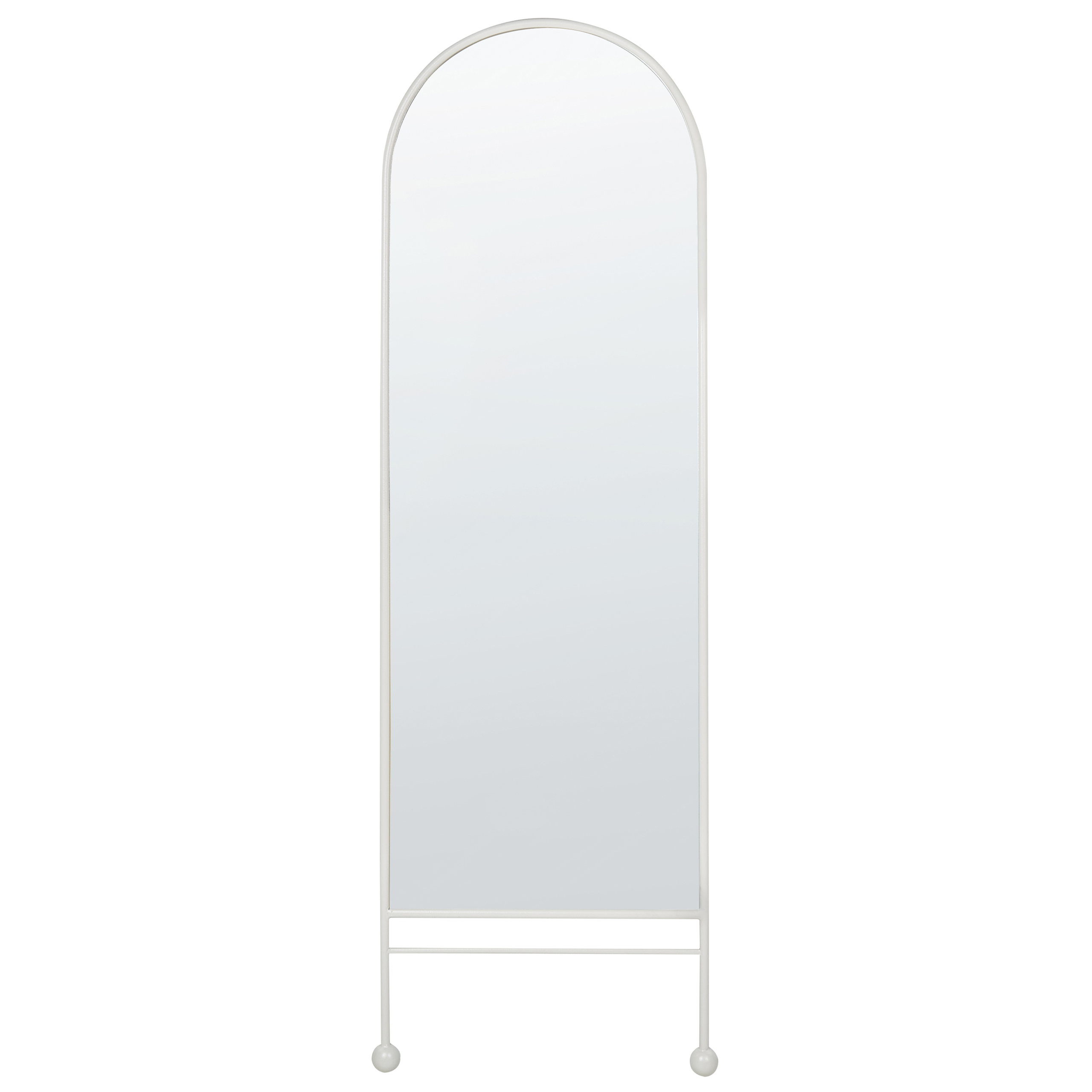 Vægspejl JARNAGES 45 cm 145 cm Metal Hvid
