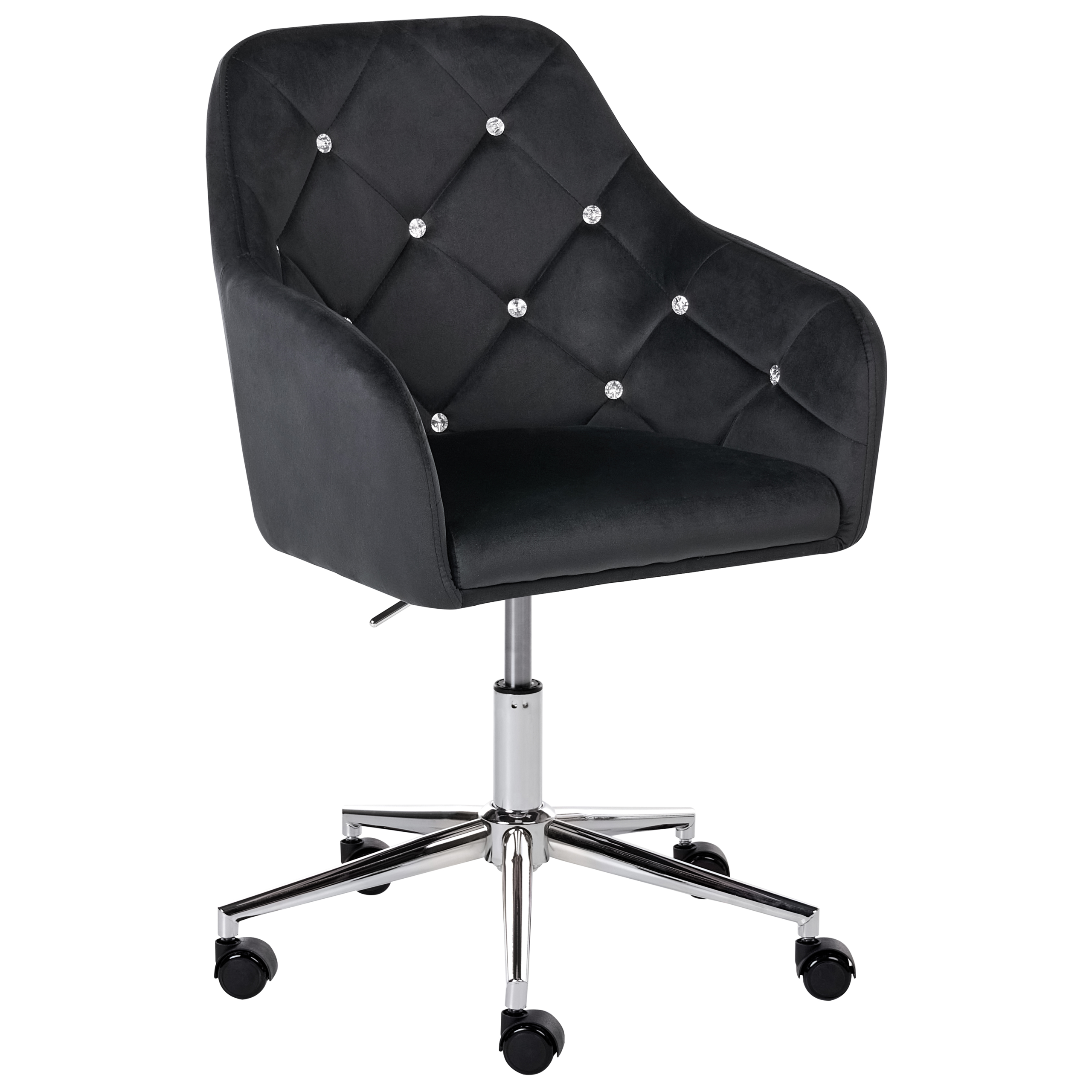 Skrivebordsstol VELORIA Velour Sort