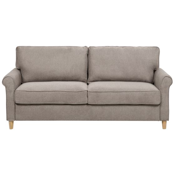 Sofa 3 personers RONNEBY Lysebrun