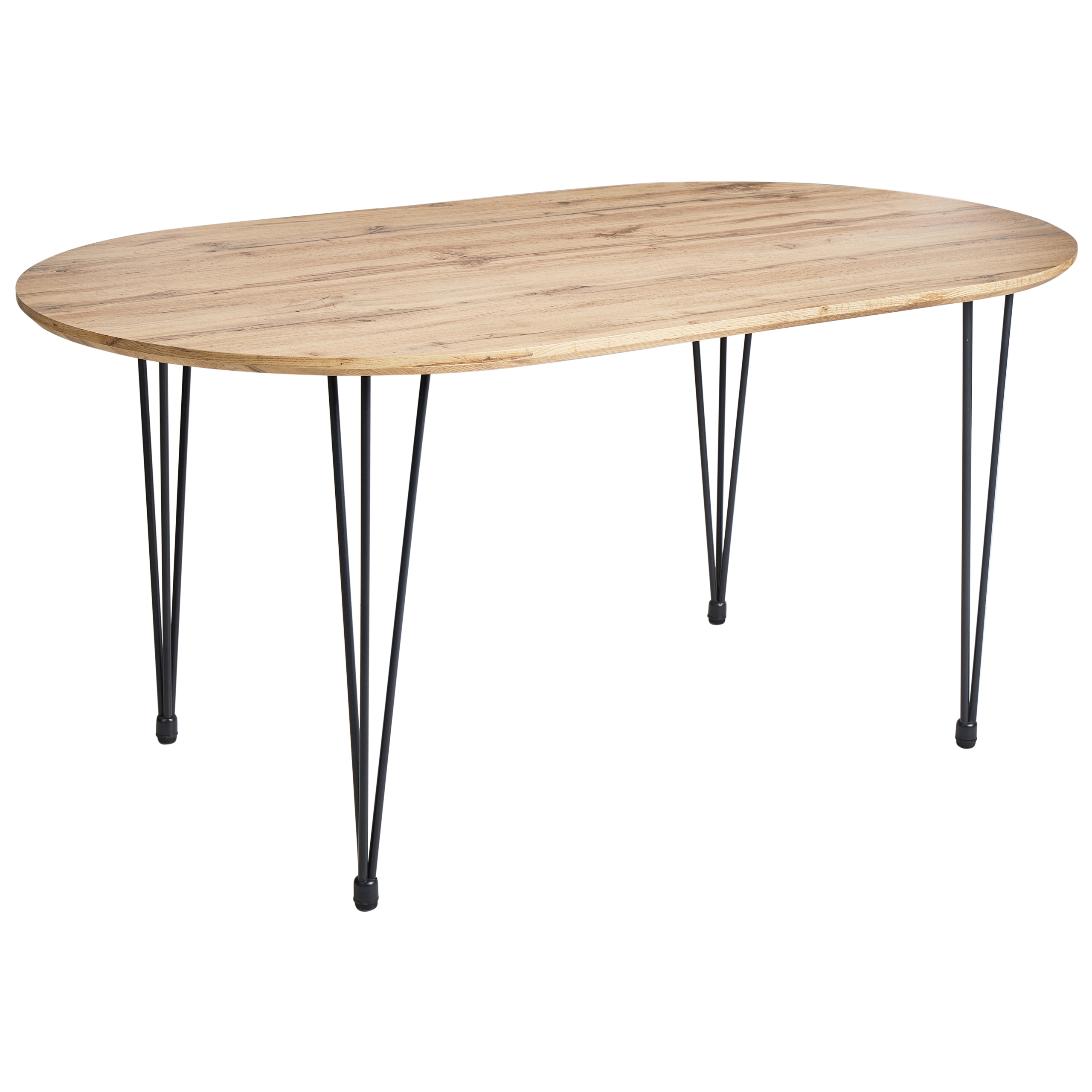 Spisebord CAVELL Lysebrun 160 cm 90 cm